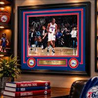 Tyrese Maxey Philadelphia 76ers Celebration Autographed 11" x 14" Framed Photograph