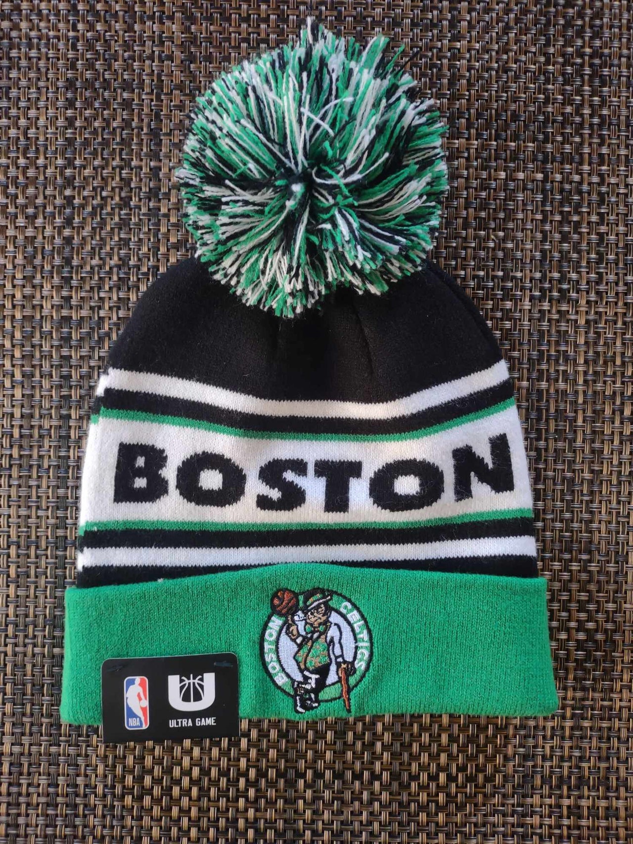 Boston Celtics Ultra Game Pom Knit Hat