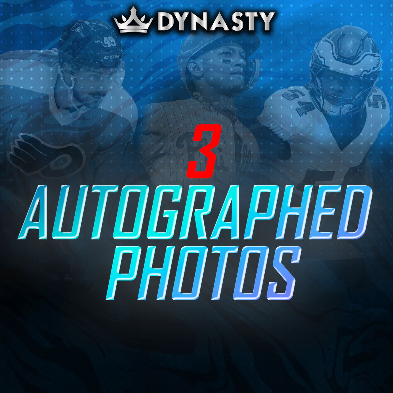 Philadelphia Sports Autograph Photo Blowout Package