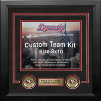 San Francisco 49ers Custom NFL Football 8x10 Picture Frame Kit (Multiple Colors) - Dynasty Sports & Framing 