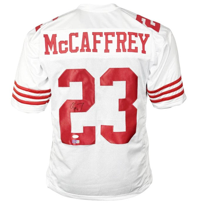 Christian McCaffrey San Francisco 49ers Autographed Football Jersey