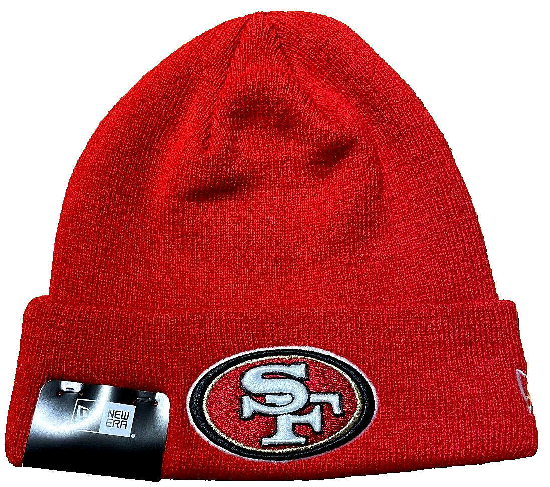 San Francisco 49ers Red Mass Cuffed Knit Hat
