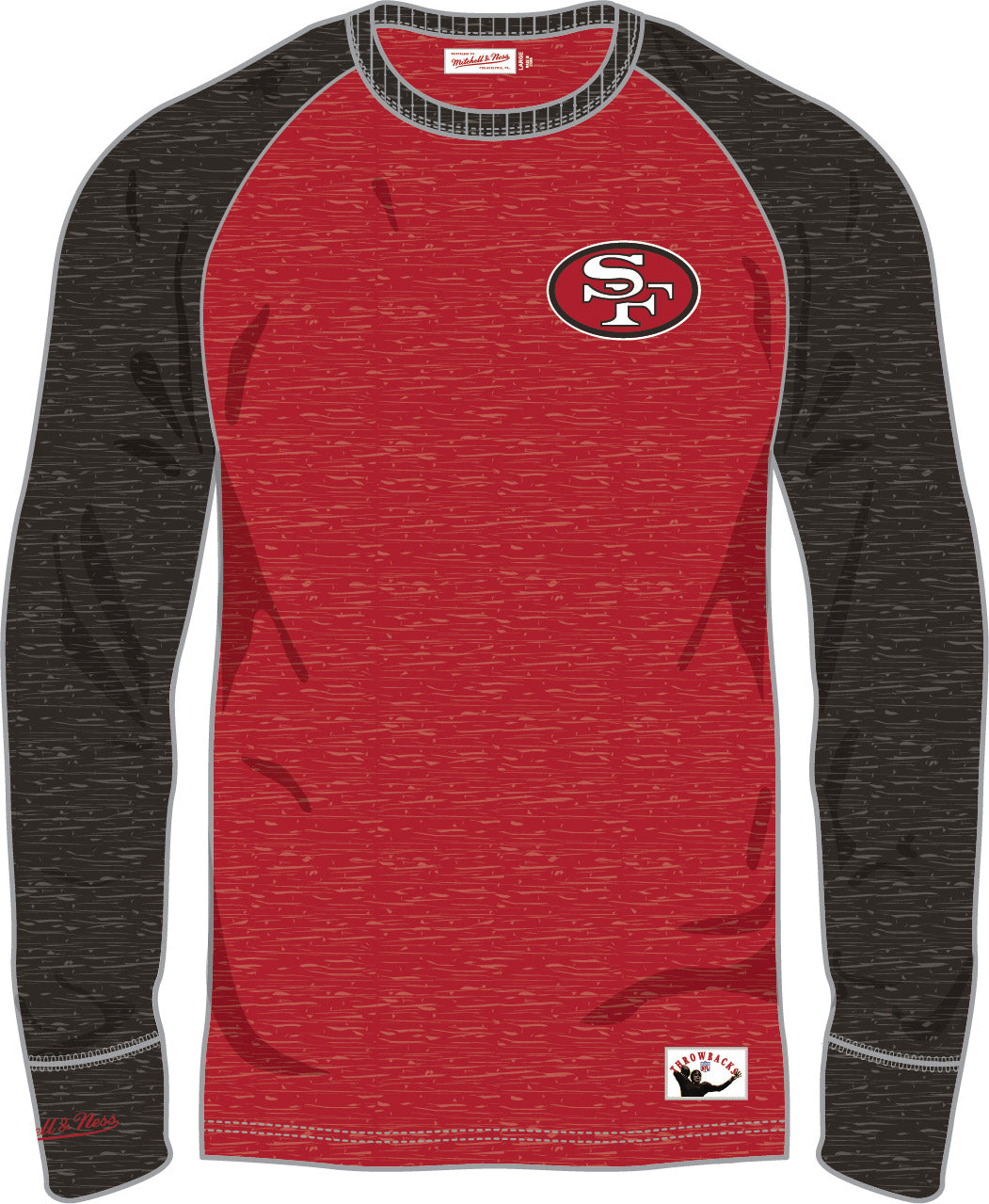 San Francisco 49ers Mitchell & Ness Legendary Slub Long-Sleeve Shirt