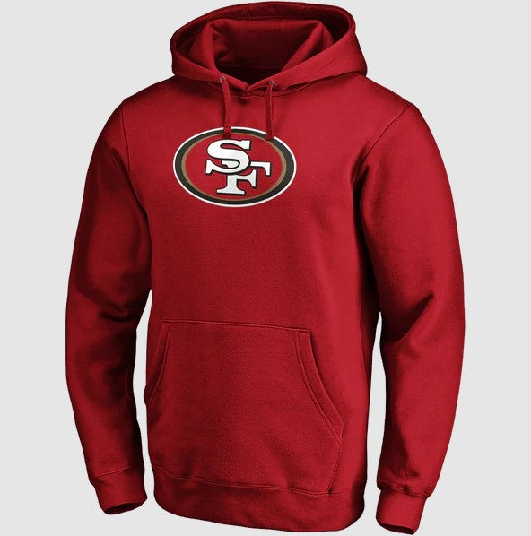 San Francisco 49ers Primary Logo Football Hoodie