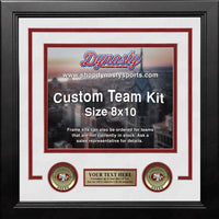 San Francisco 49ers Custom NFL Football 8x10 Picture Frame Kit (Multiple Colors) - Dynasty Sports & Framing 
