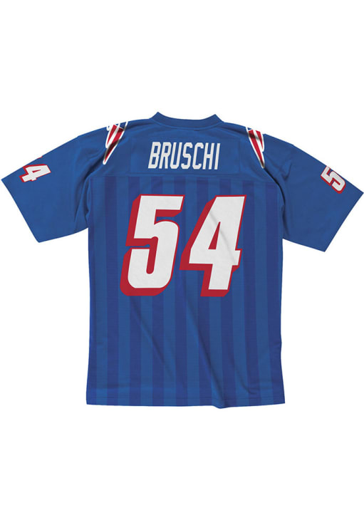 New England Patriots Tedy Bruschi Mitchell and Ness Throwback Jersey
