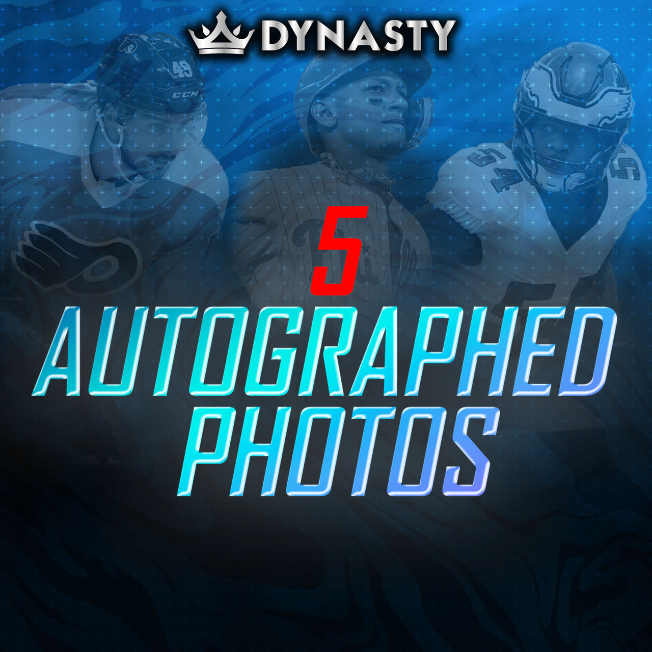 Philadelphia Sports Autograph Photo Blowout Package