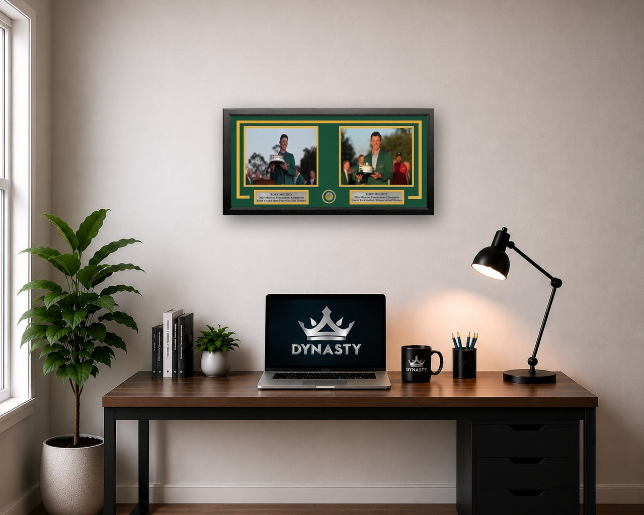 Rory McIlroy 2025-26 Masters Trophy 8" x 10" Framed Golf Collage Photo