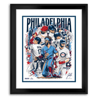 MLB Players All Star Collaboration - Six Sluggers - Exclusive Print
