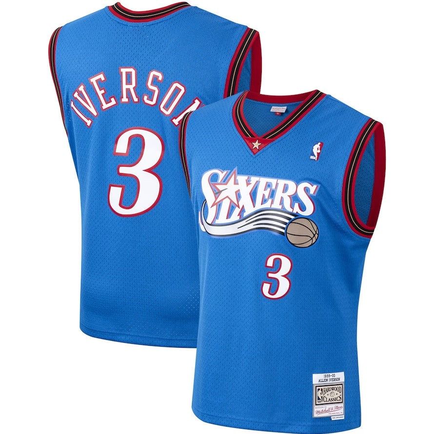 Allen Iverson Philadelphia 76ers Mitchell & Ness 2000 Hardwood Classics Swingman Player Jersey