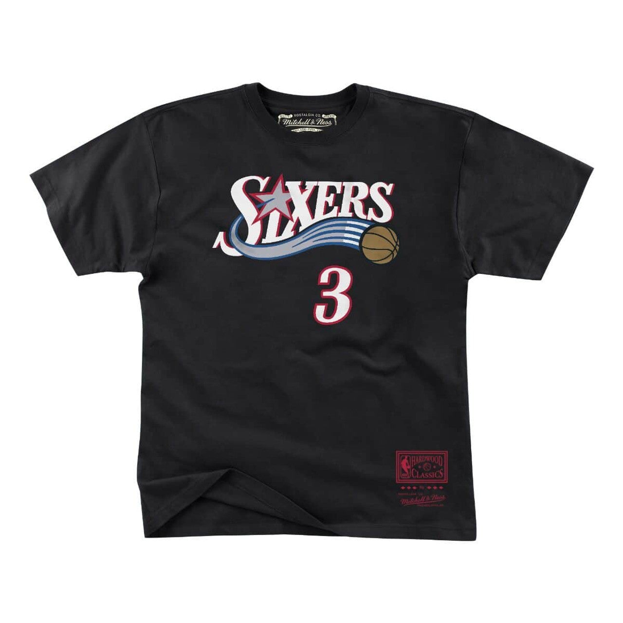 アイバーソン 76ers Tシャツ NBA Allen Iverson Philadelphia 76ers Mitchell & Ness 1997 Name