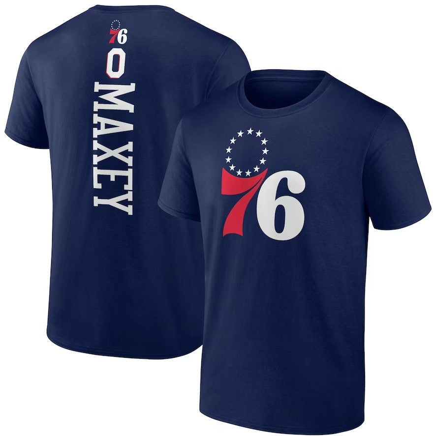 Tyrese Maxey Philadelphia 76ers Playmaker T-Shirt - Royal Blue