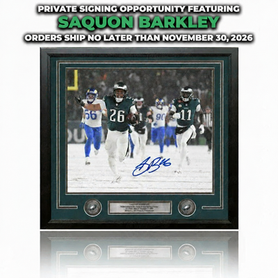 Autographed "Snow Bowl" Framed Print