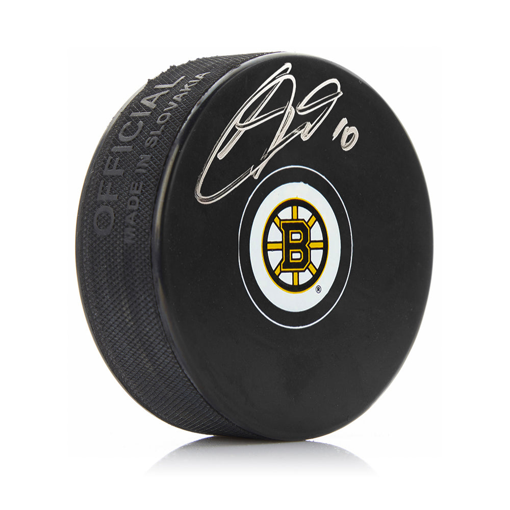 AJ Greer Boston Bruins Autographed Hockey Puck