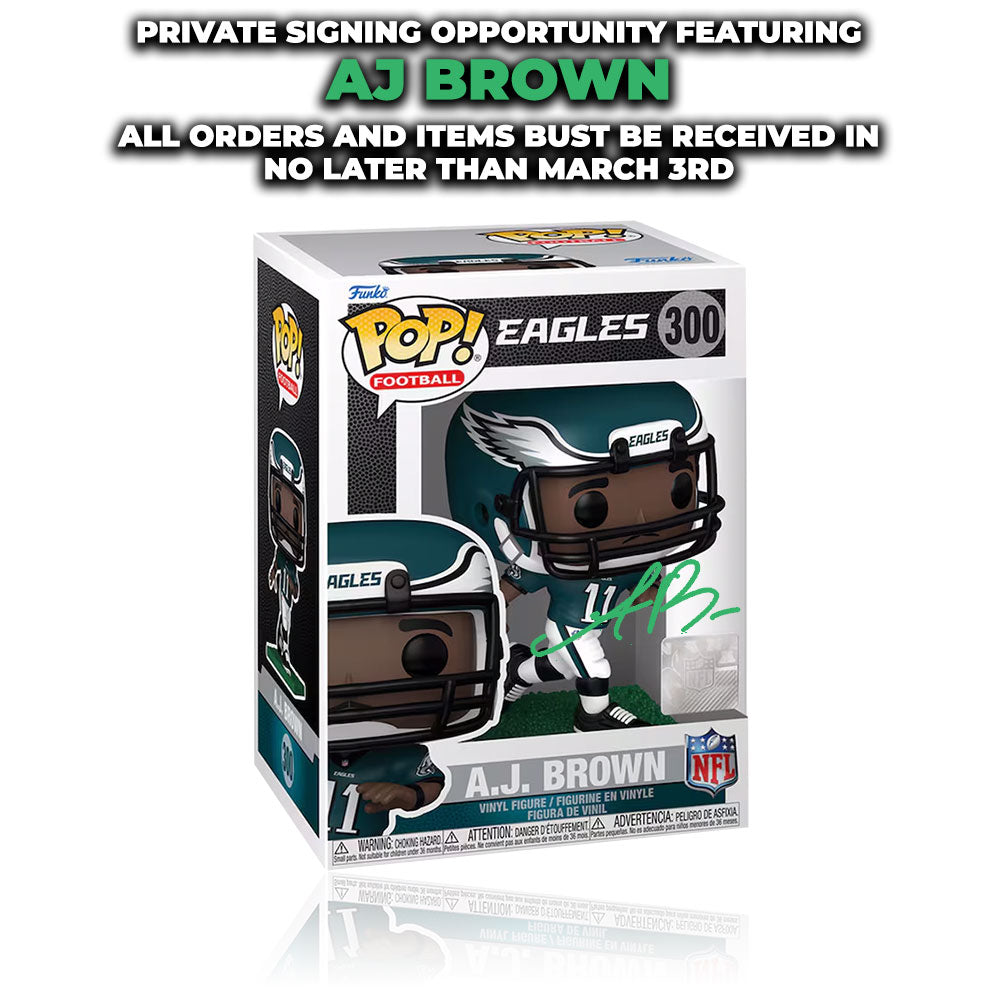 A.J. Brown Philadelphia Eagles Autographed Funko Pop | Pre-Sale Opportunity