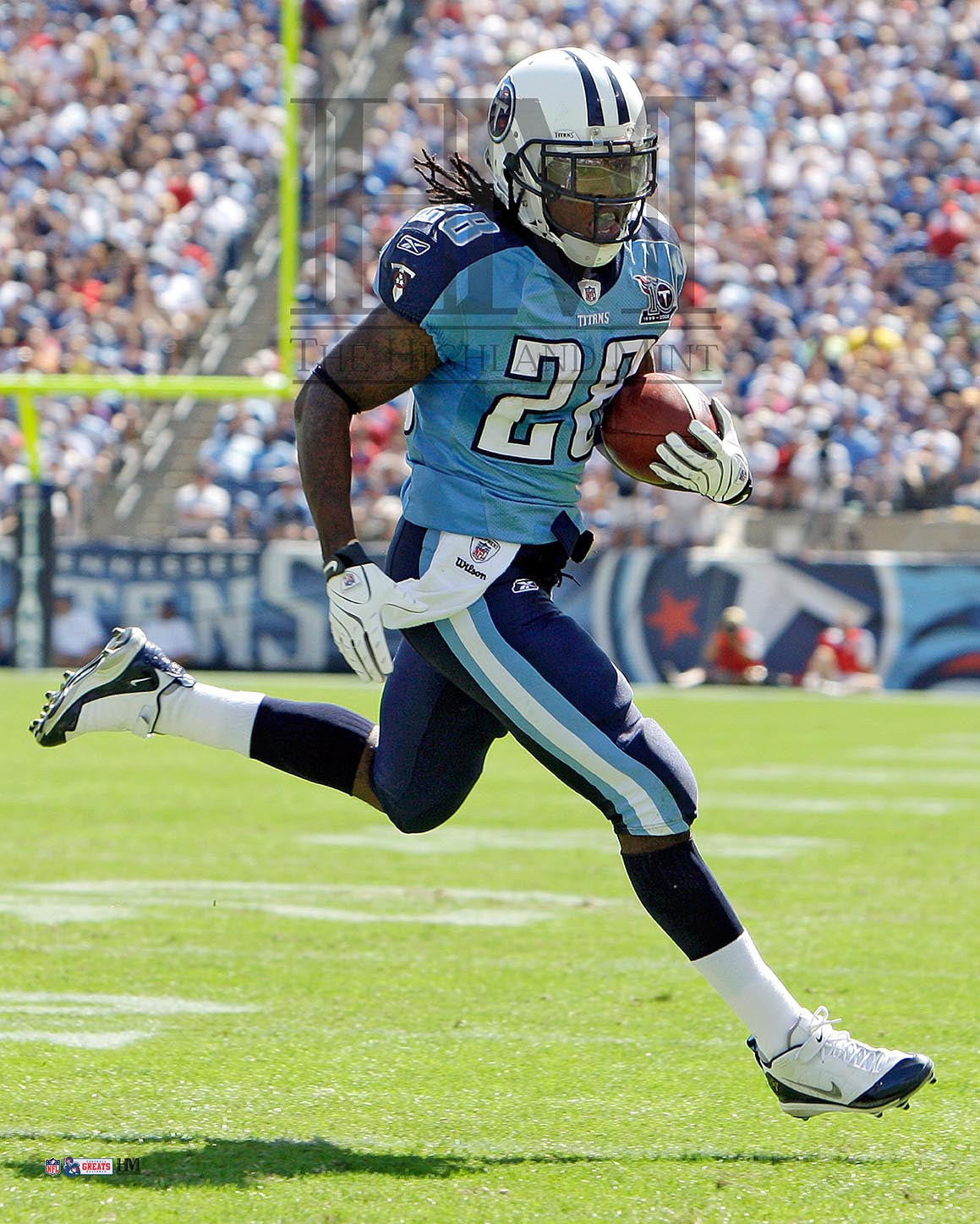 Chris Johnson in Action Tennessee Titans Football Photo