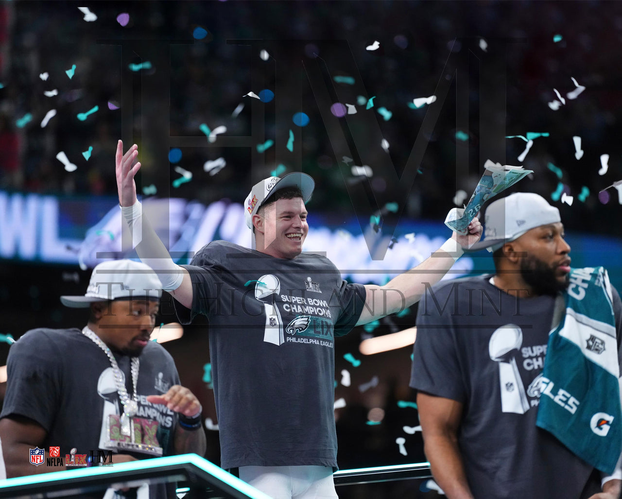 Reed Blankenship Super Bowl LIX Celebration Philadelphia Eagles Football Photo