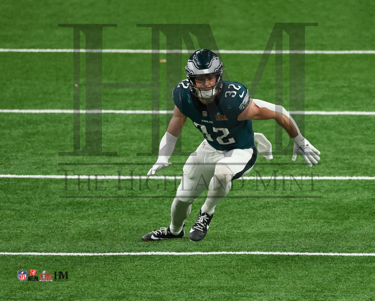 Reed Blankenship Super Bowl LIX Action Philadelphia Eagles Football Photo