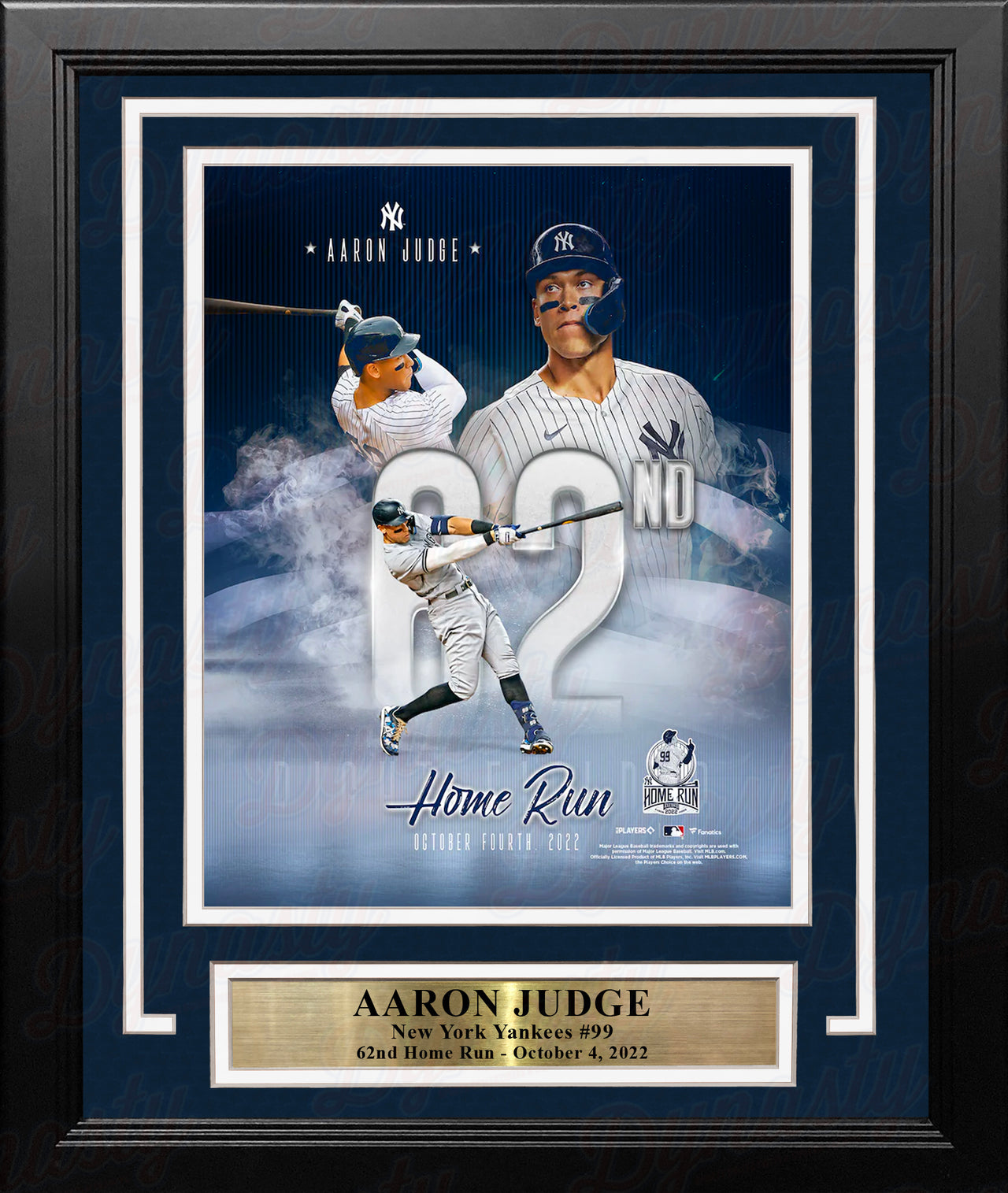 Aaron Judge AL Record 62nd Home Run New York Yankees 8" x 10" Framed Baseball Collage Photo