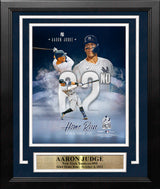 Aaron Judge AL Record 62nd Home Run New York Yankees 8" x 10" Framed Baseball Collage Photo - Dynasty Sports & Framing 