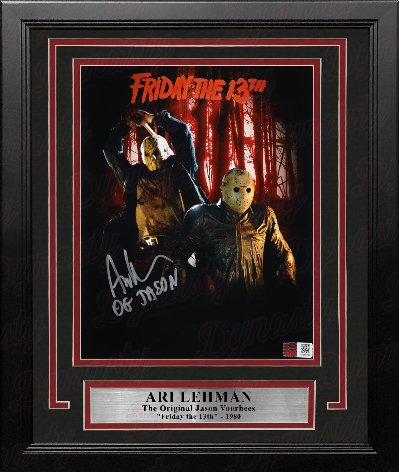 Ari Lehman Autographed "Friday the 13th" Jason Voorhees 8" x 10" Framed Movie Photo - Dynasty Sports & Framing 
