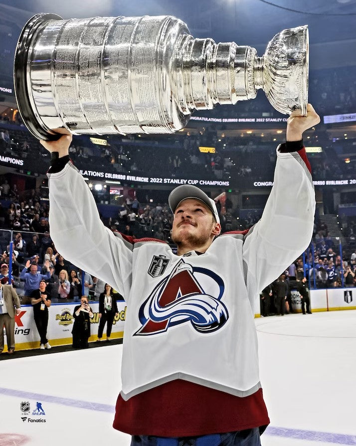 Cale Makar 2022 Stanley Cup Colorado Avalanche 8" x 10" Hockey Photo - Dynasty Sports & Framing 