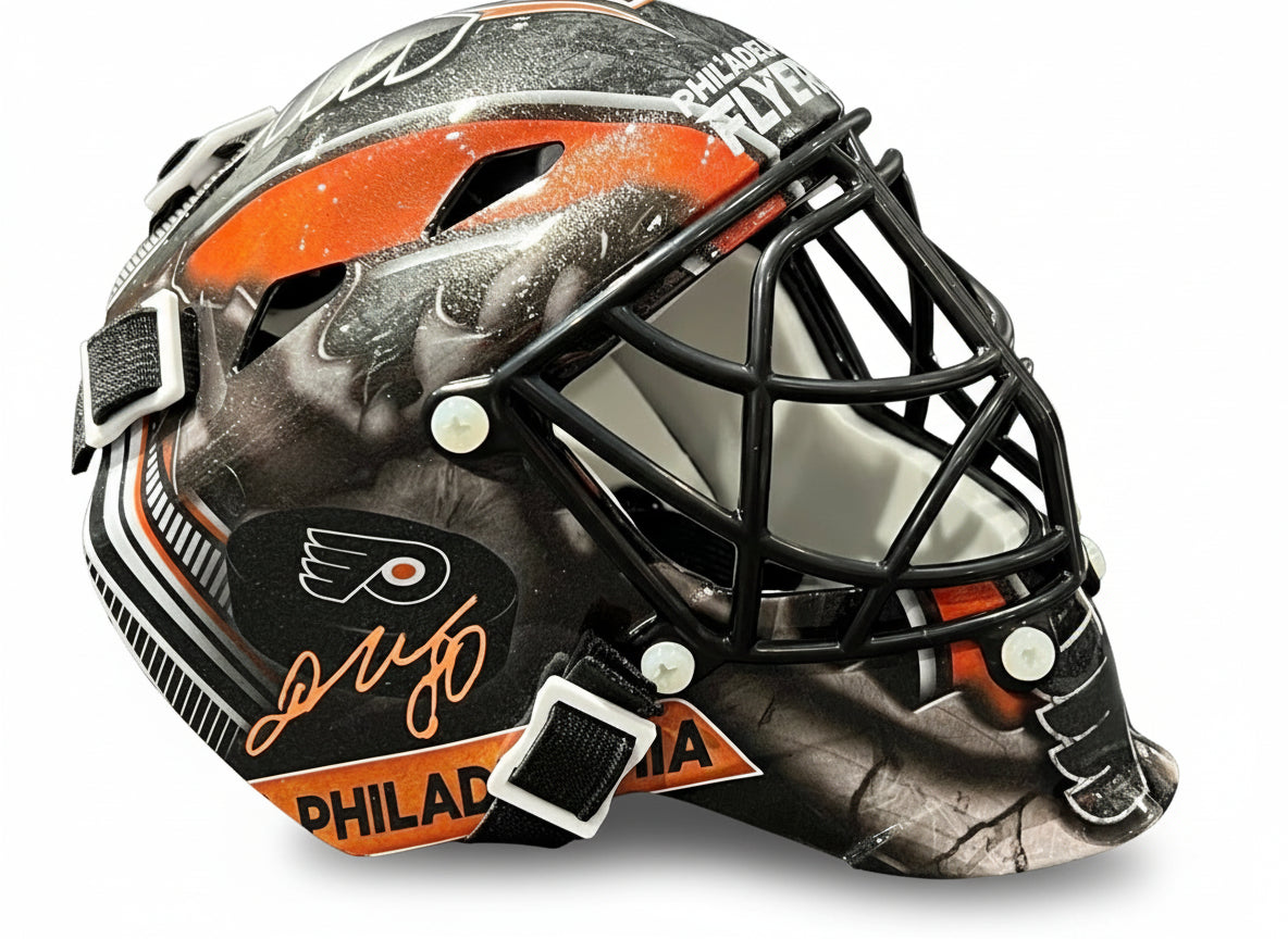 Dan Vladar Philadelphia Flyers Autographed Mini Goalie Mask
