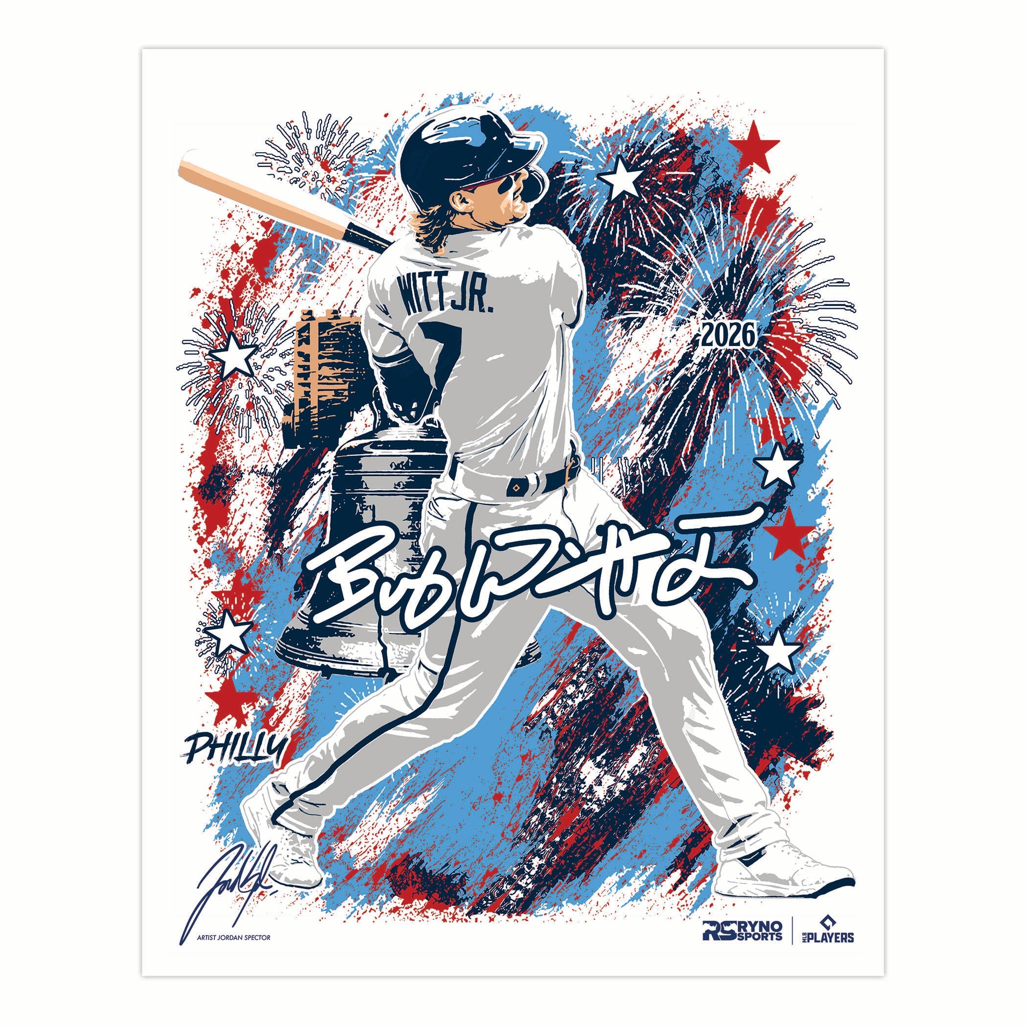 MLB Players All Star Collaboration - Bobby Whitt - Exclusive Print