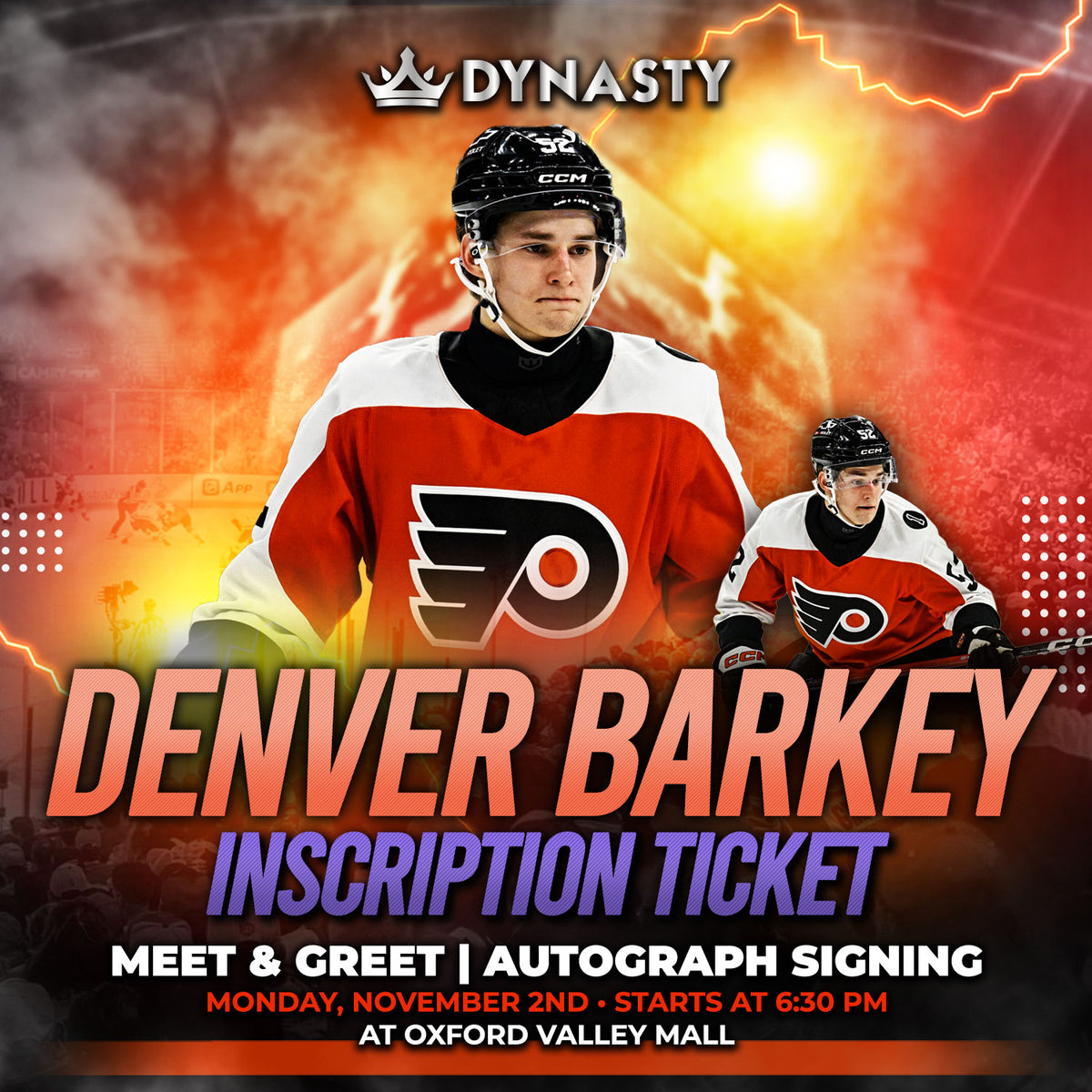 Denver Barkey Inscription Ticket (Add-On)