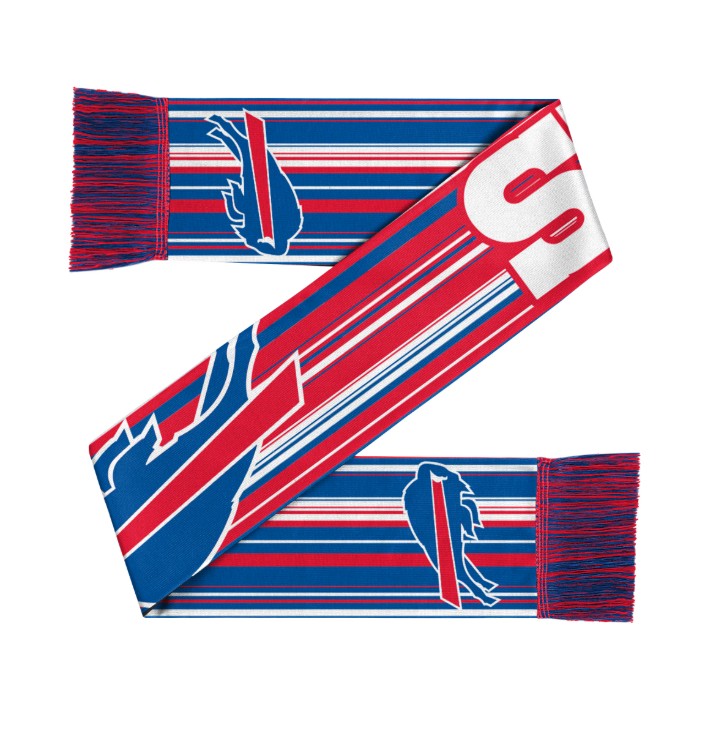 Buffalo Bills Hyper Stripe Big Logo Scarf