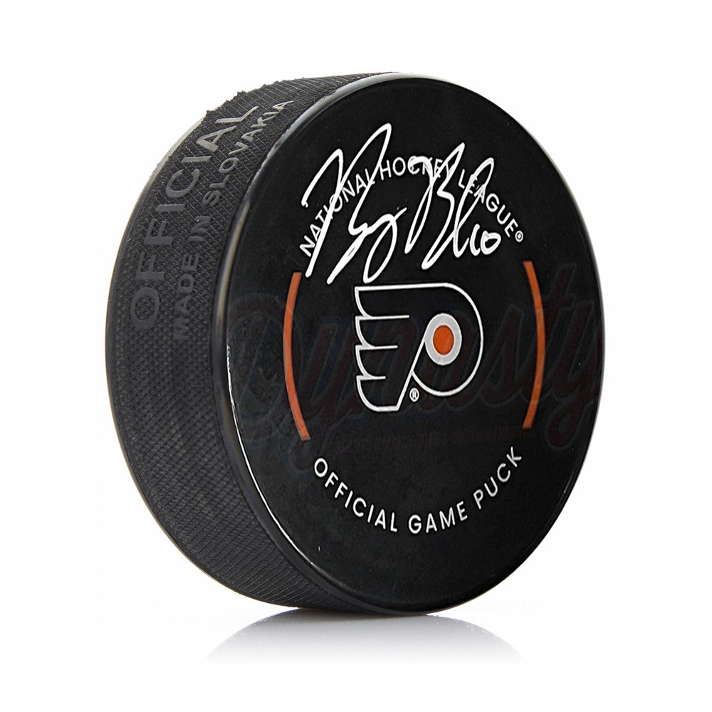 Bobby Brink Autographed Philadelphia Flyers 2022-23 Hockey Game Model Puck