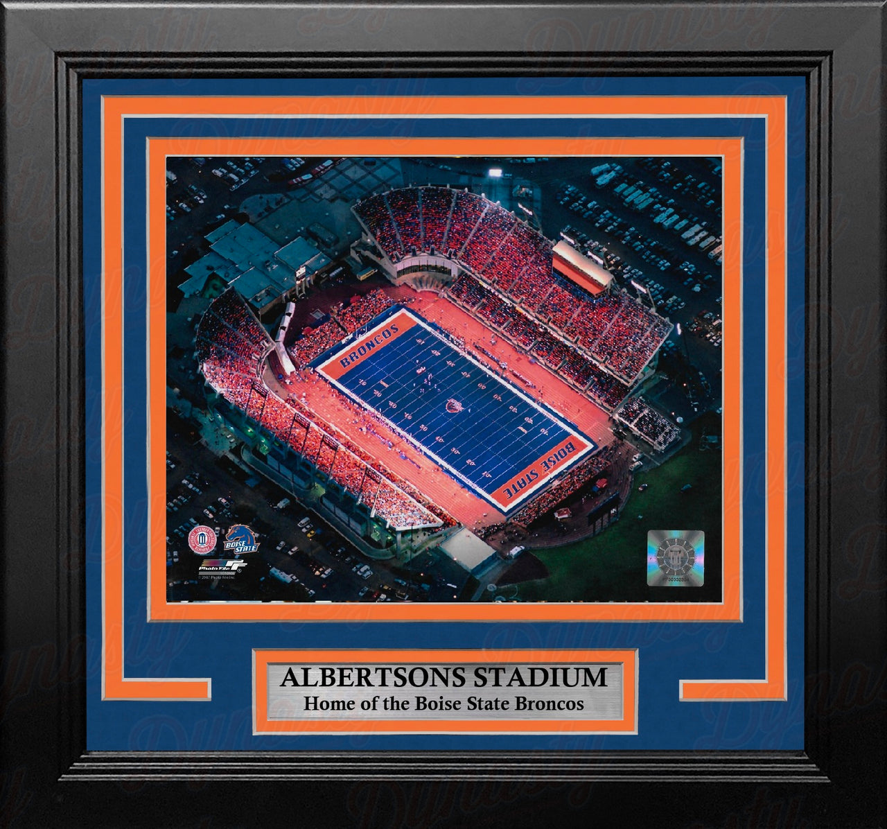 Boise State Broncos Aerial View at Albertsons Stadium 8" x 10" Framed College Football Photo