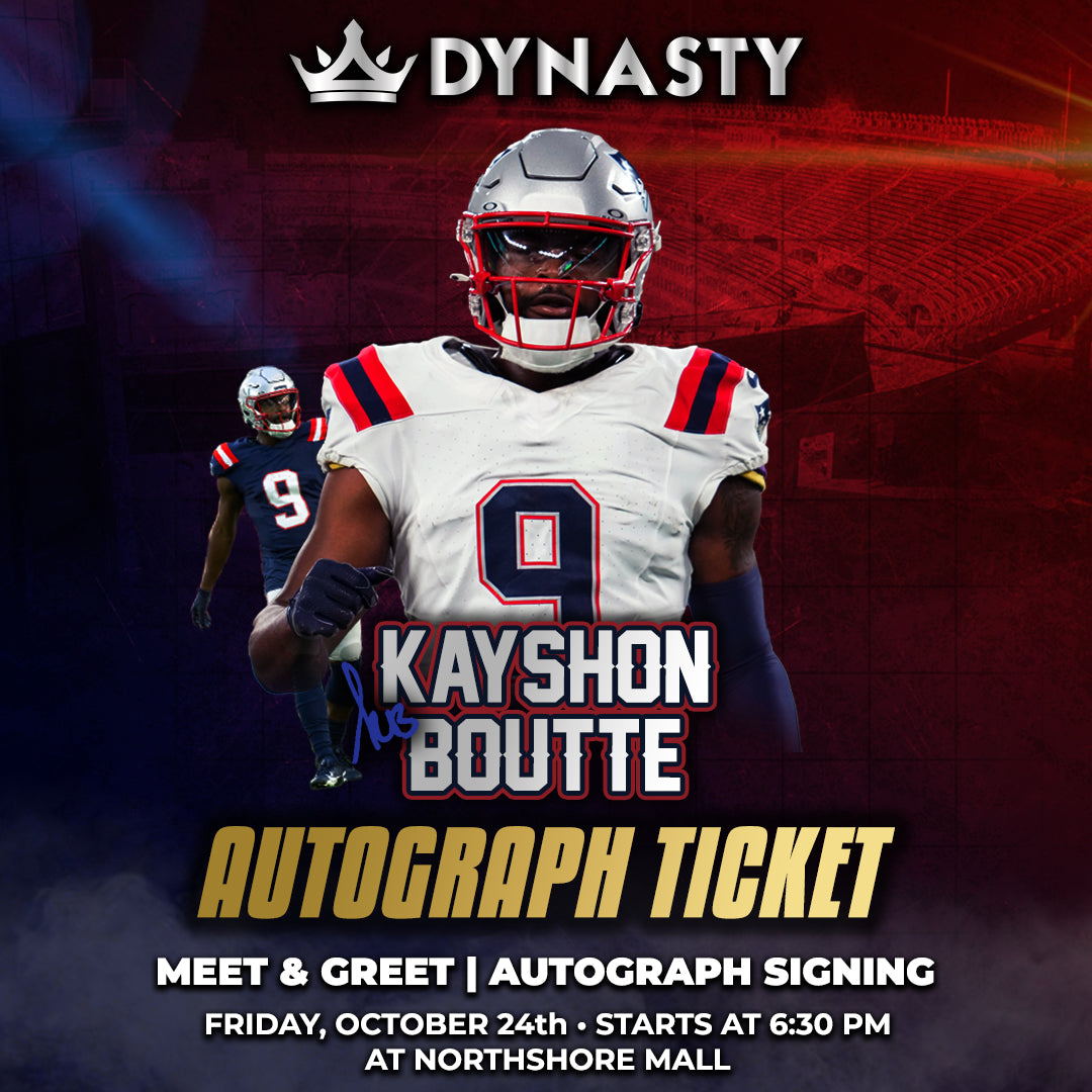 Kayshon Boutte New England Patriots Experience Tickets - Dynasty Sports & Framing 