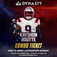 Kayshon Boutte New England Patriots Experience Tickets - Dynasty Sports & Framing 