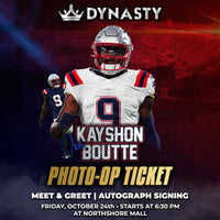 Kayshon Boutte New England Patriots Experience Tickets - Dynasty Sports & Framing 