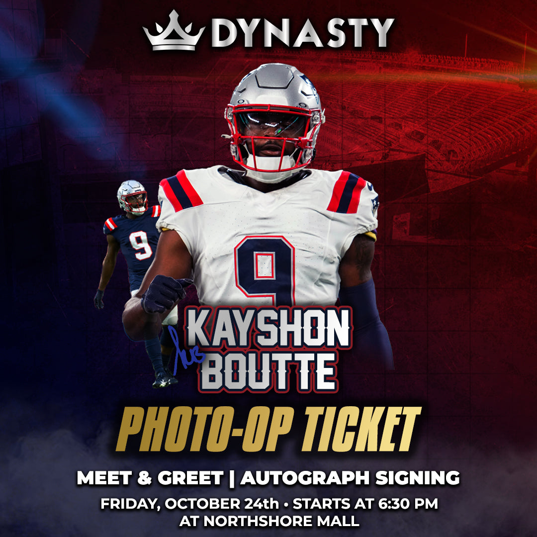 Kayshon Boutte New England Patriots Experience Tickets - Dynasty Sports & Framing 