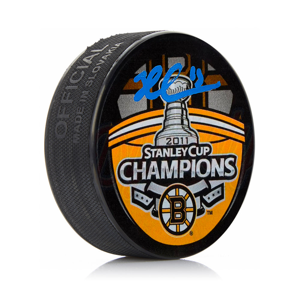 Brad Marchand Boston Bruins Autographed 2011 Stanley Cup Champions Hockey Puck