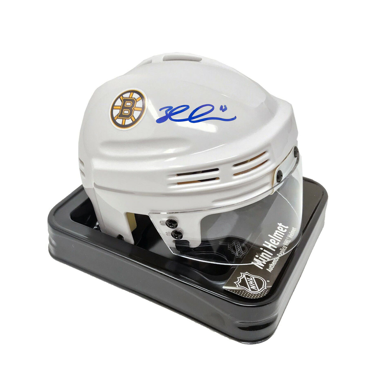 Brad Marchand Boston Bruins Autographed White Mini-Helmet