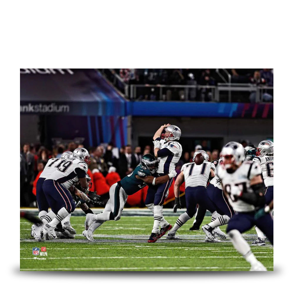 Brandon Graham Sacks Tom Brady Philadelphia Eagles 8" x 10" Super Bowl LII Football Photo