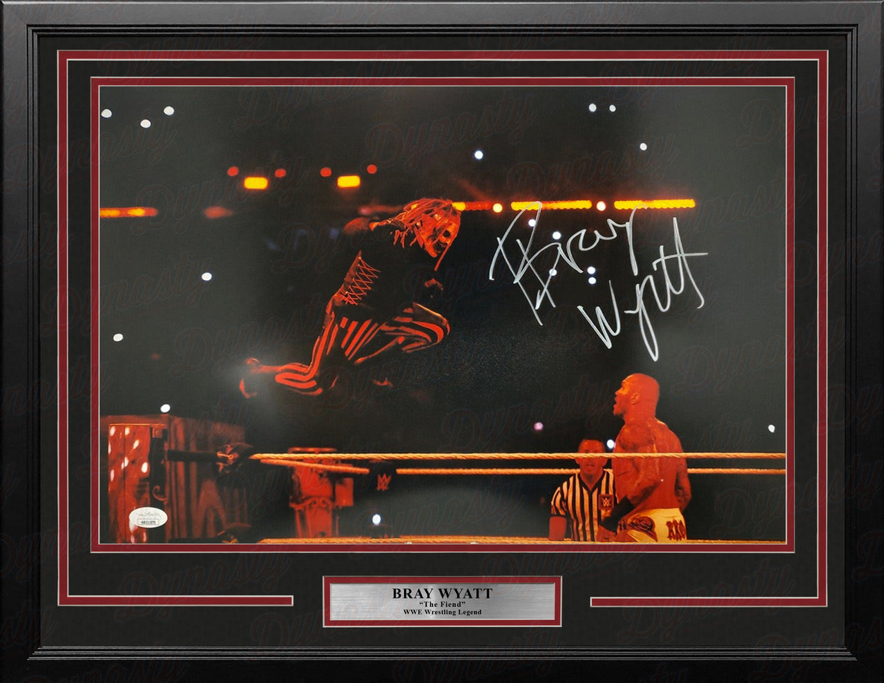 Bray Wyatt WrestleMania v. Randy Orton Autographed 12" x 18" Framed WWE Wrestling Photo
