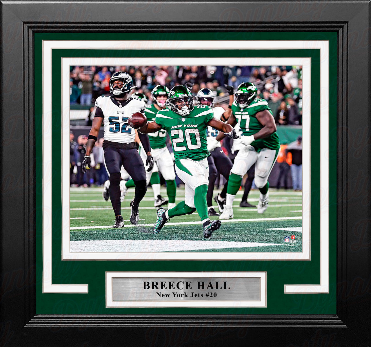 Breece Hall Touchdown Celebration New York Jets 8" x 10" Framed Football Photo