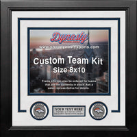 Denver Broncos Custom NFL Football 8x10 Picture Frame Kit (Multiple Colors) - Dynasty Sports & Framing 