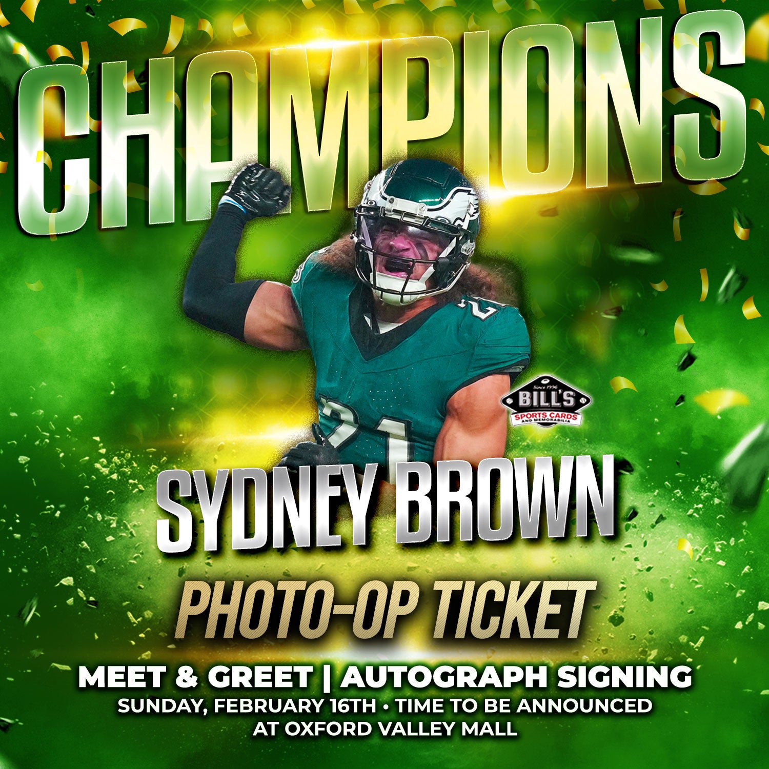 Sydney Brown World Champions Experience Tickets
