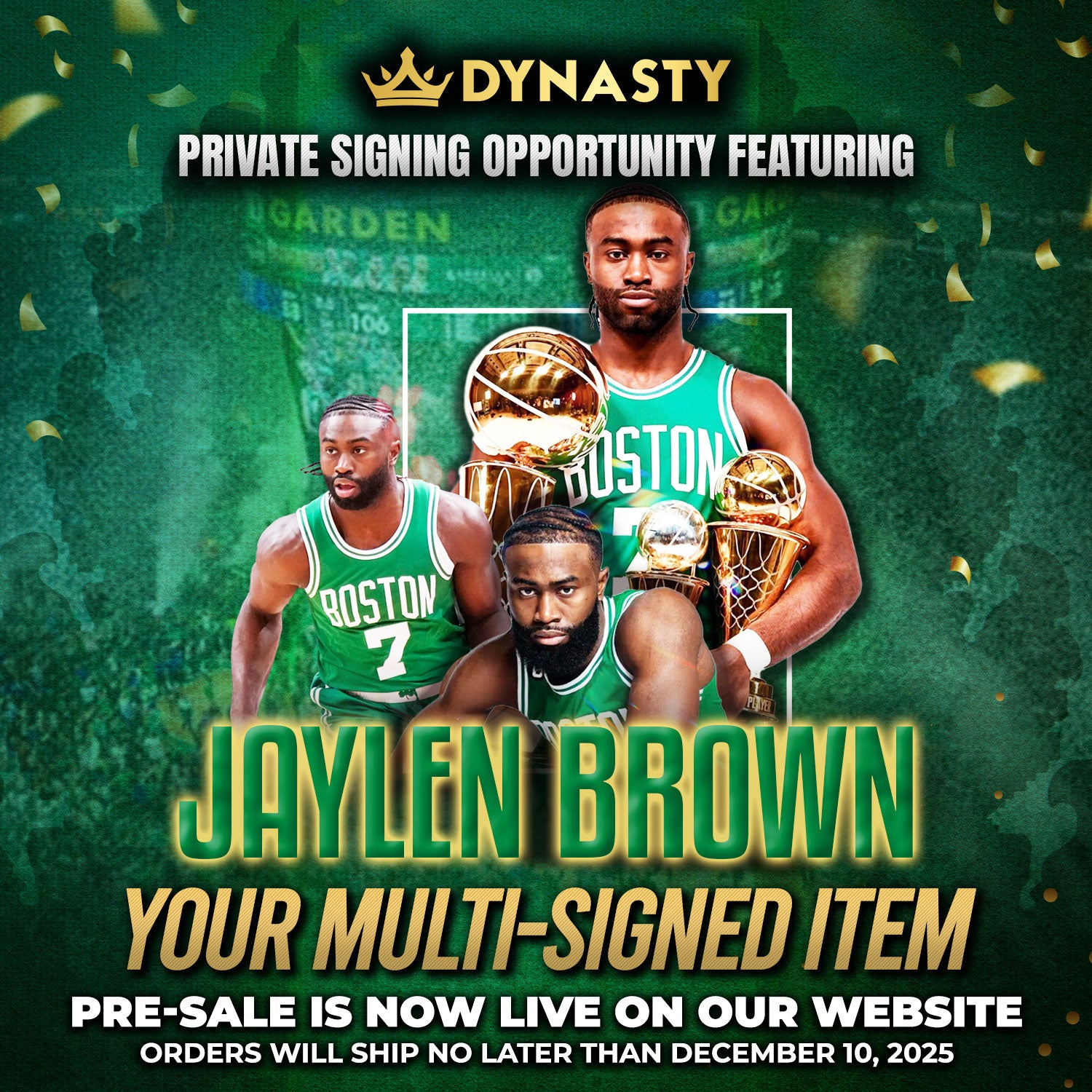 Jaylen Brown Private Signing Signature | YOUR ITEM