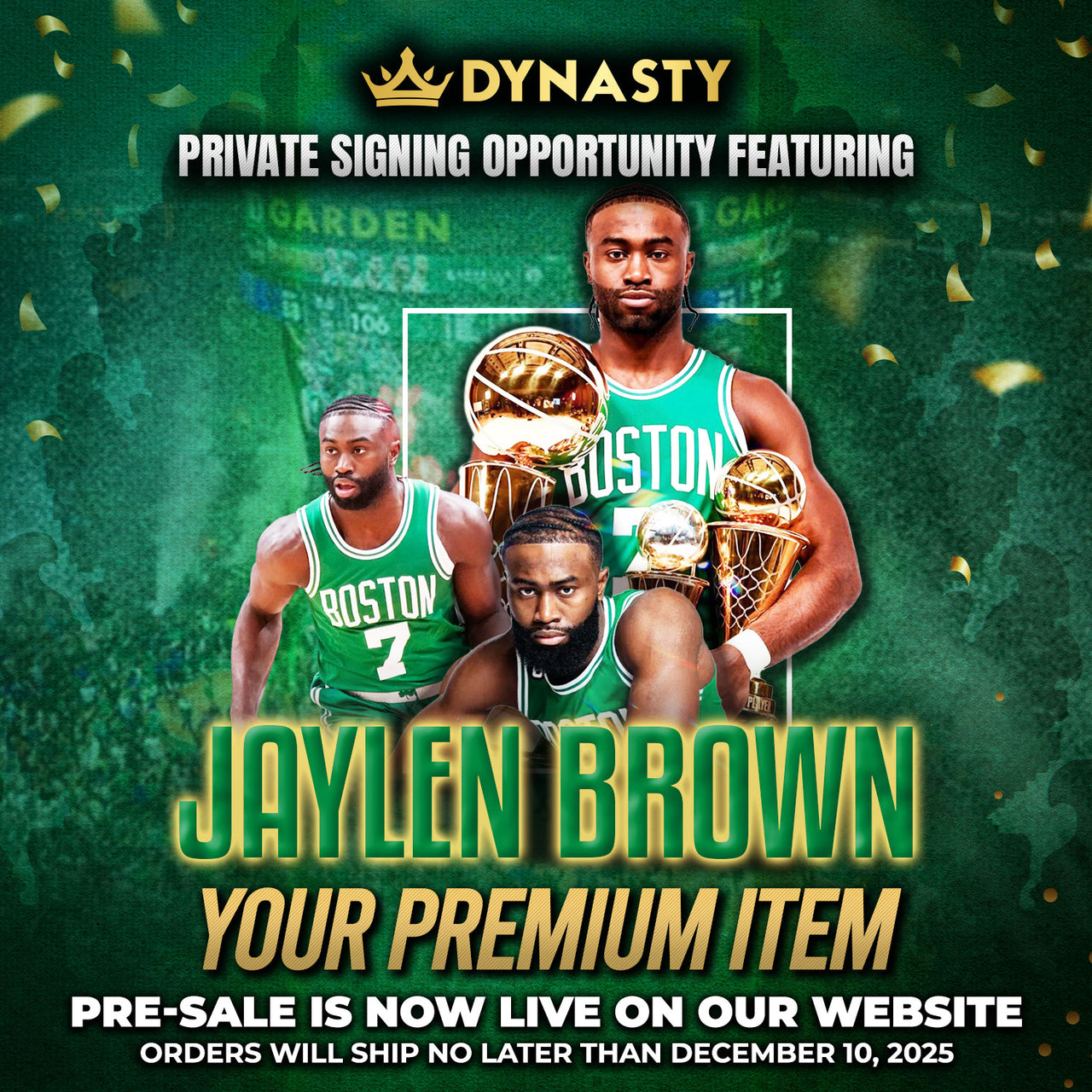 Jaylen Brown Private Signing Signature | YOUR ITEM