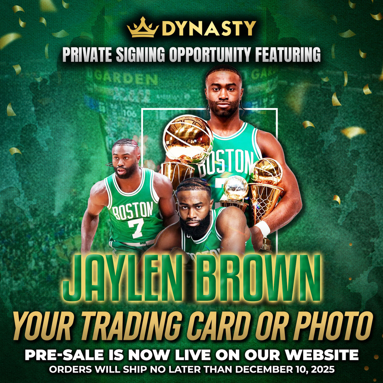 Jaylen Brown Private Signing Signature | YOUR ITEM