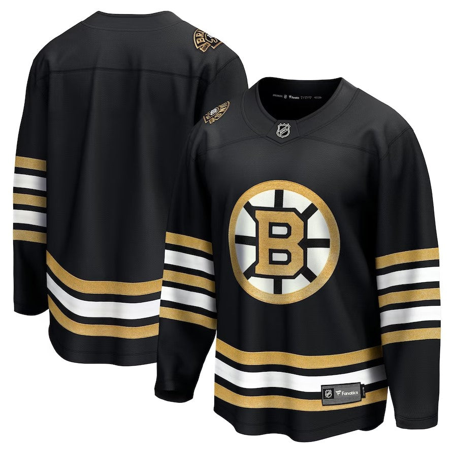 Boston Bruins 100th Anniversary Premier Breakaway Jersey - Black
