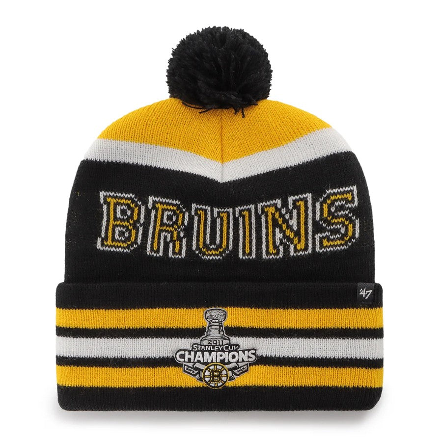 Boston Bruins 100th Anniversary Return of a Champion '47 Cuff Knit Hat