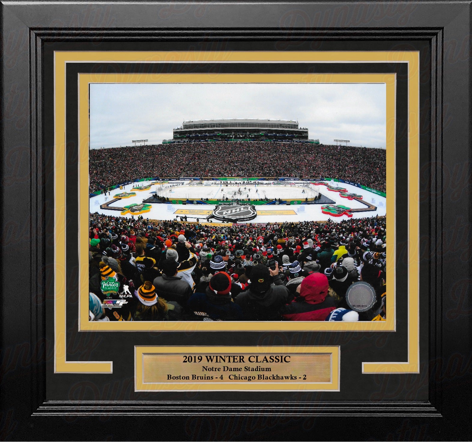 Boston Bruins 2019 Winter Classic 8" x 10" Framed Hockey Stadium Photo