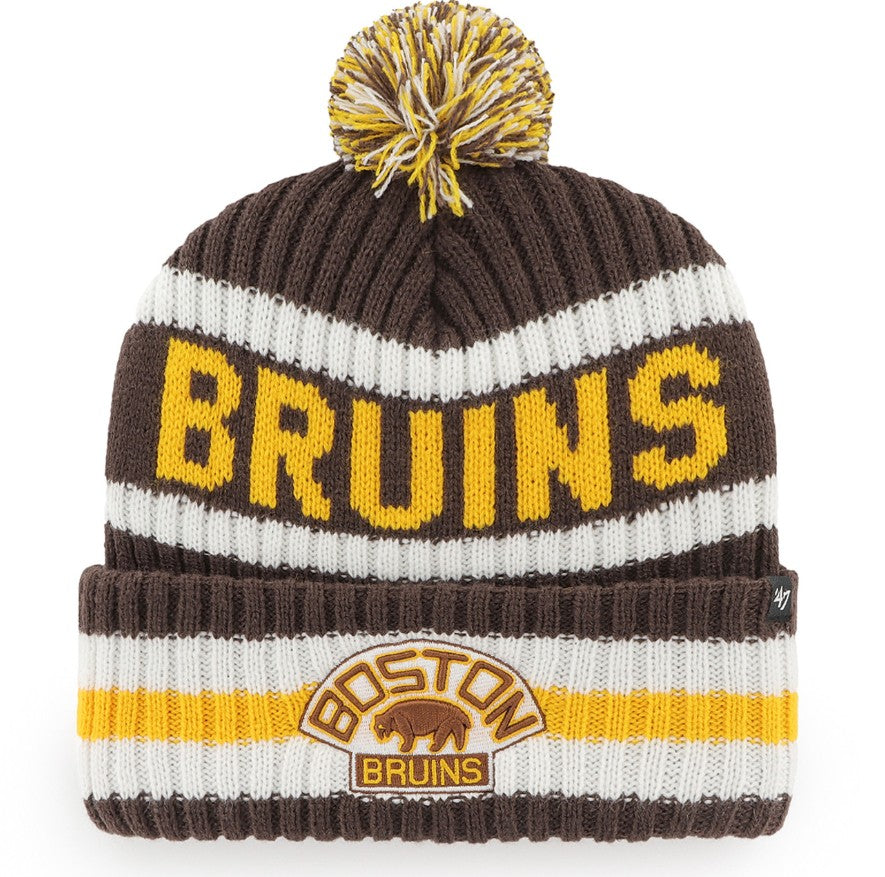 Boston Bruins '47 Bear Bering Brown Knit Hat
